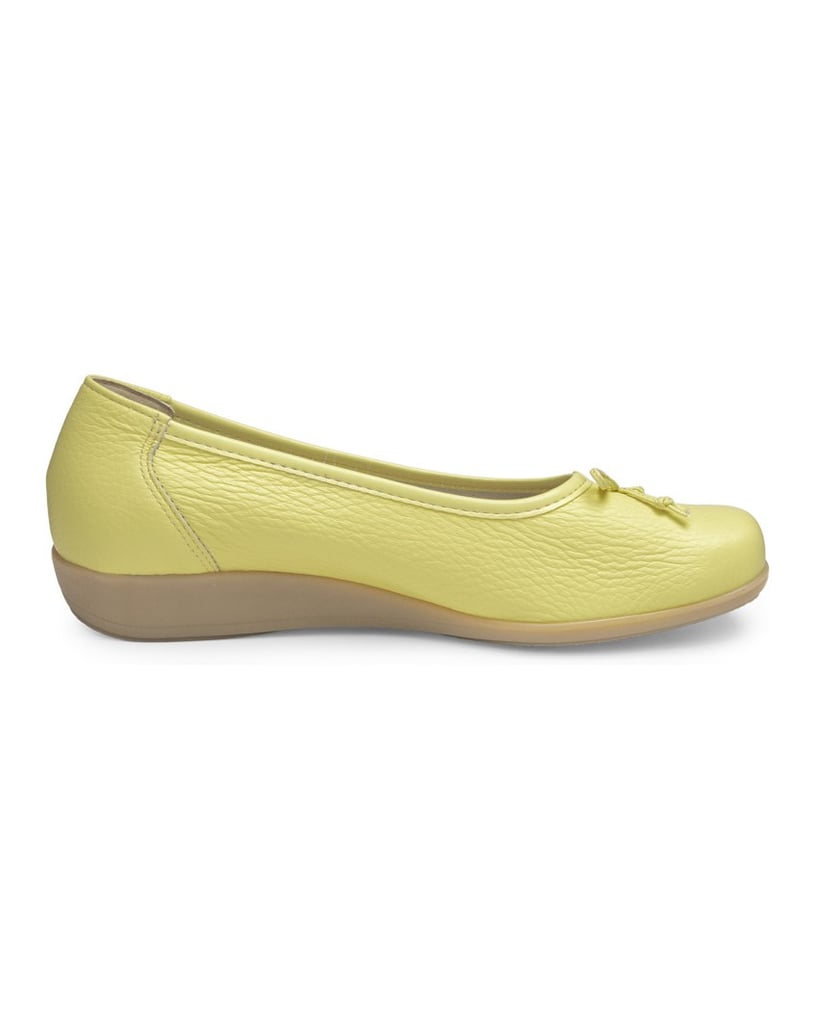 VITAFORM-Hirschleder-Ballerinas-gelb
