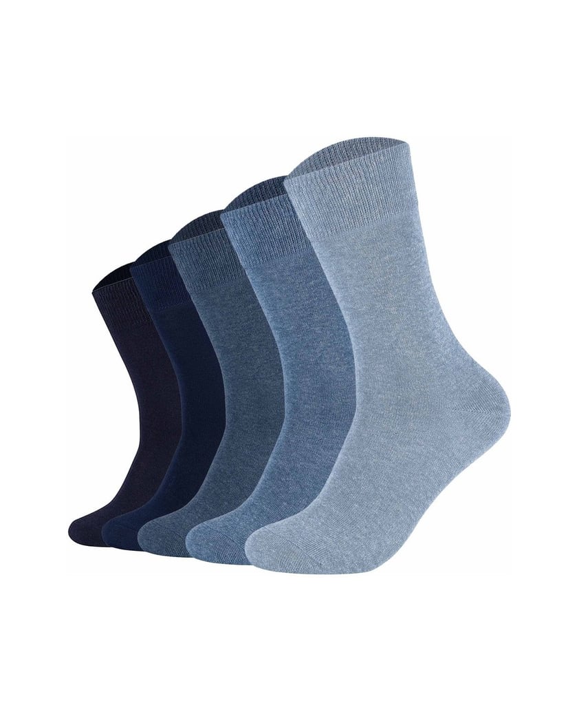 S.Oliver-Unisex-Socken-5er-Pack-Essential-Socks-in-Box-5P-blau