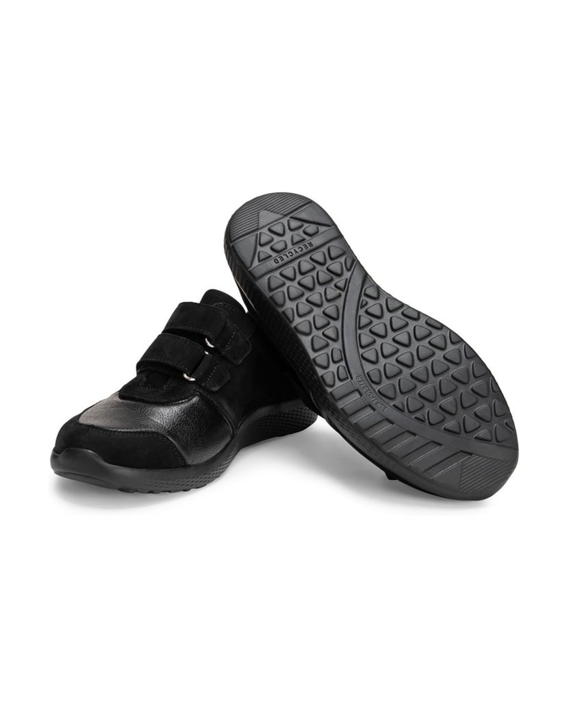 VITAFORM-Echt-Leder-&-vitaform-Stretch-Sneaker-schwarz