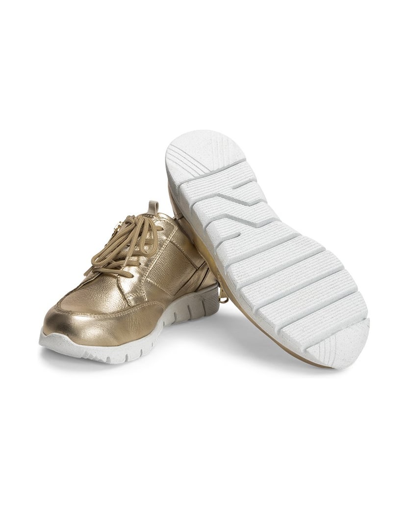VITAFORM-Hirschleder-Sneaker-gold