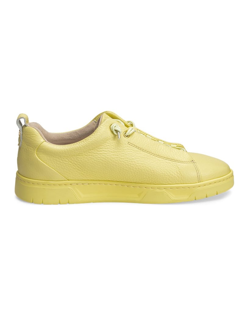 VITAFORM-Hirschleder-Sneaker-hellgelb
