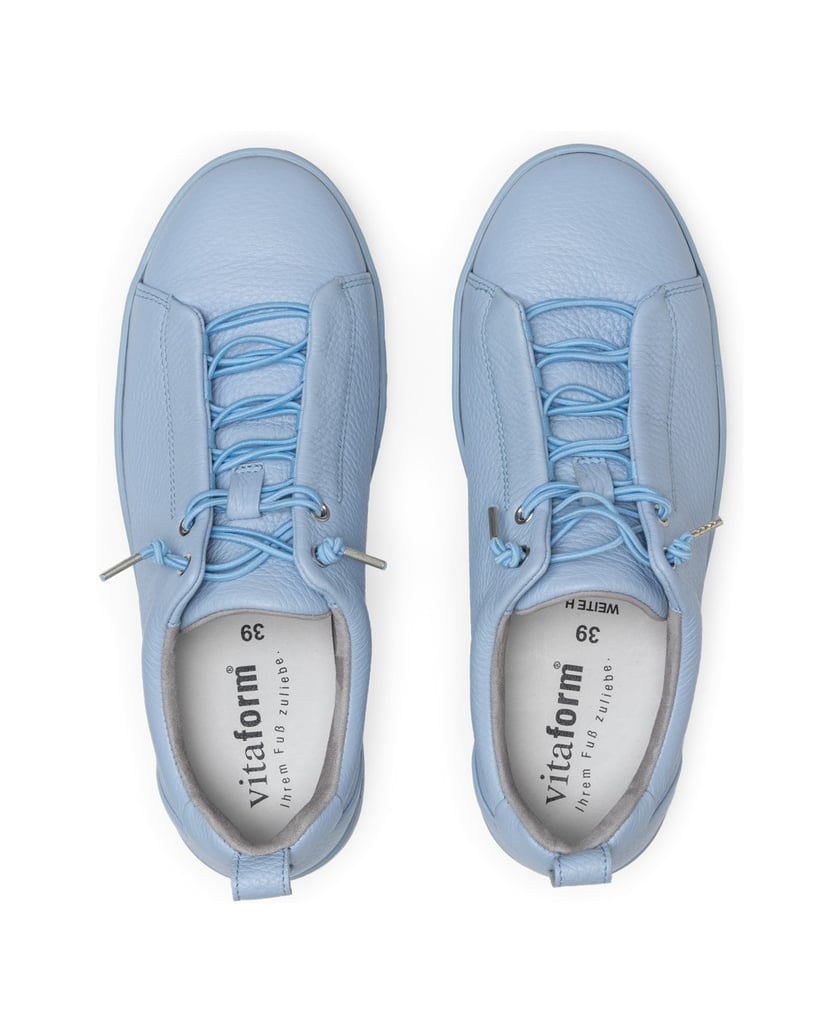 VITAFORM-Hirschleder-Sneaker-hellgelb