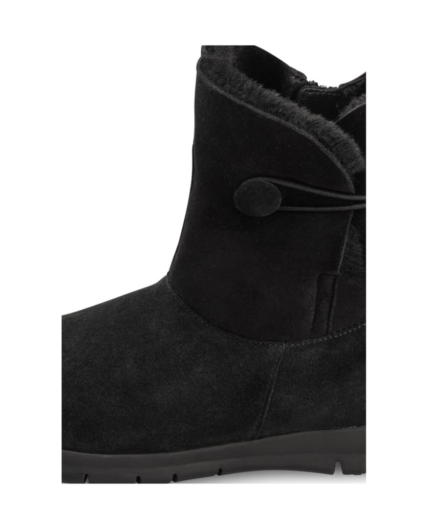 VITAFORM-Veloursleder-Stiefeletten-schwarz