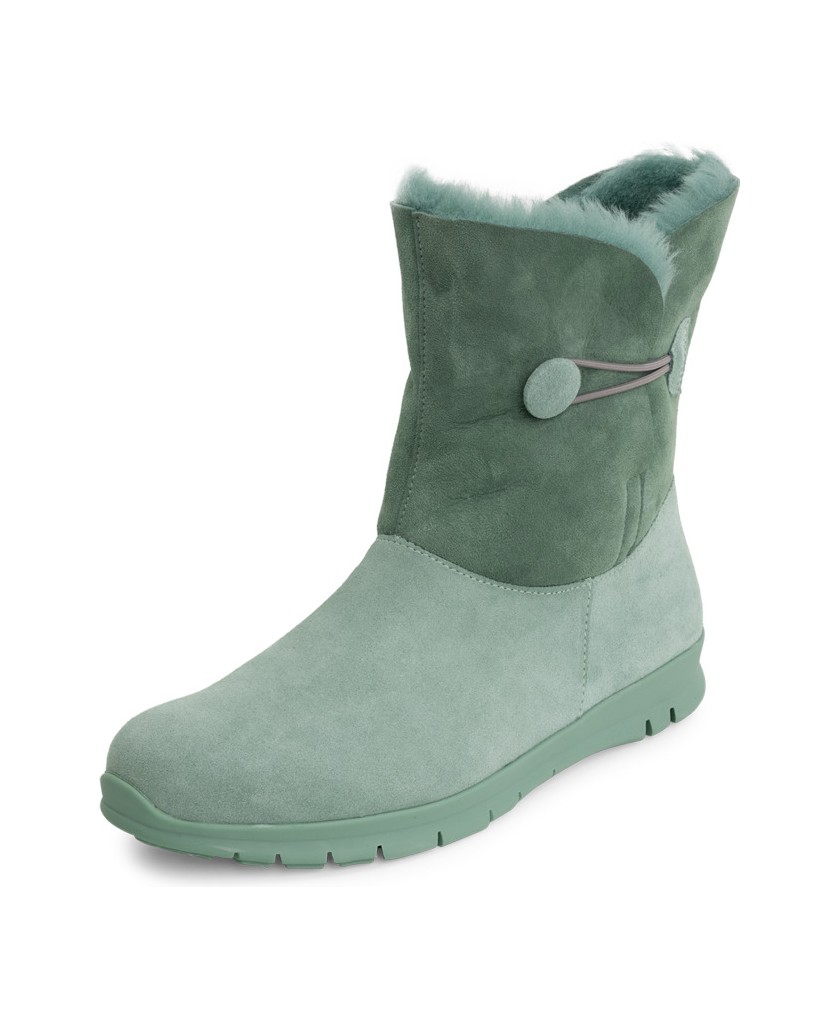 VITAFORM-Veloursleder-Stiefeletten-schwarz
