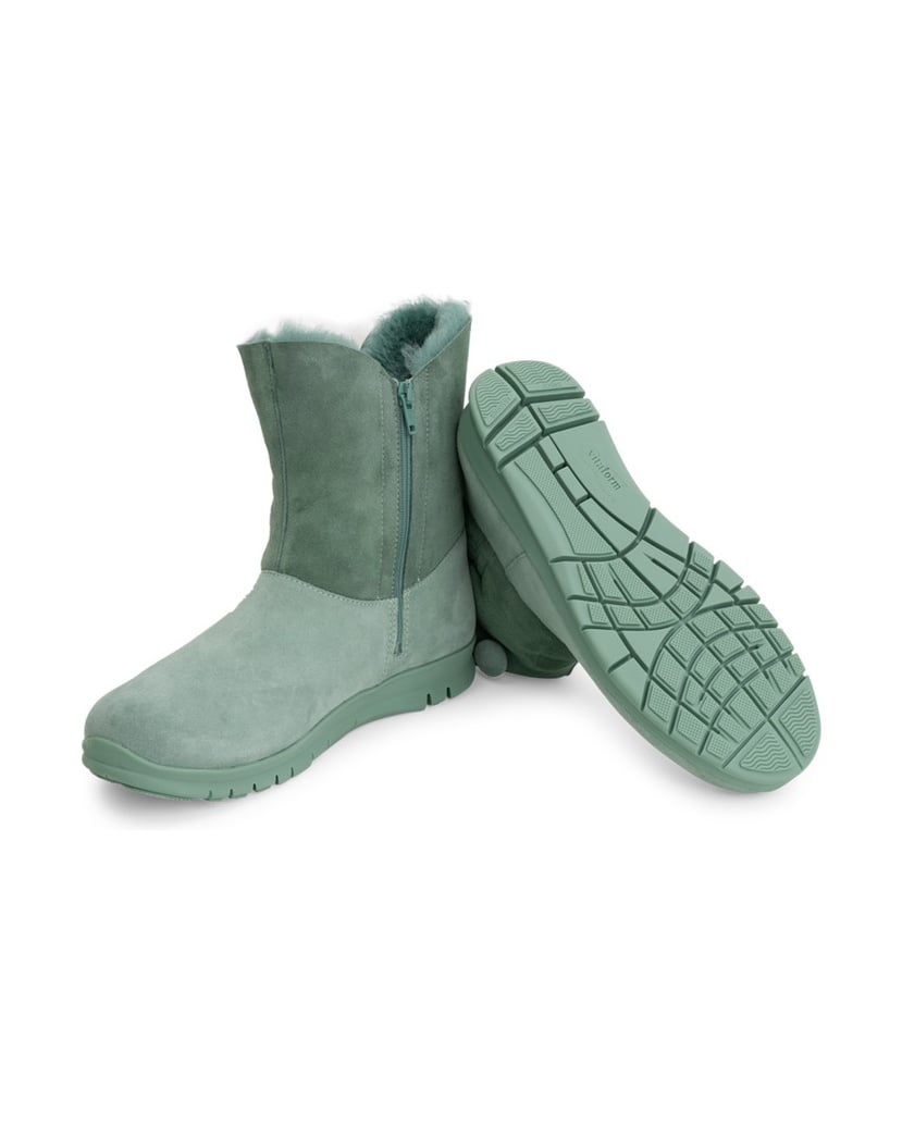 VITAFORM-Veloursleder-Stiefeletten-schwarz