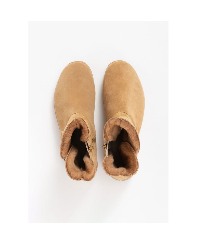 VITAFORM-Veloursleder-Stiefeletten-schwarz
