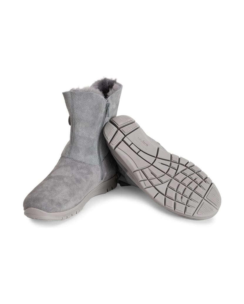 VITAFORM-Veloursleder-Stiefeletten-schwarz