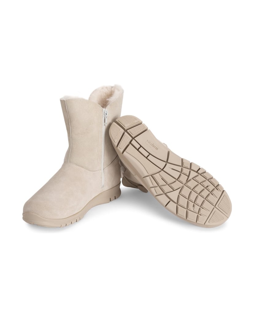 VITAFORM-Veloursleder-Stiefeletten-schwarz