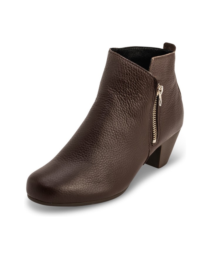 VITAFORM-Hirschleder-Stiefeletten-braun