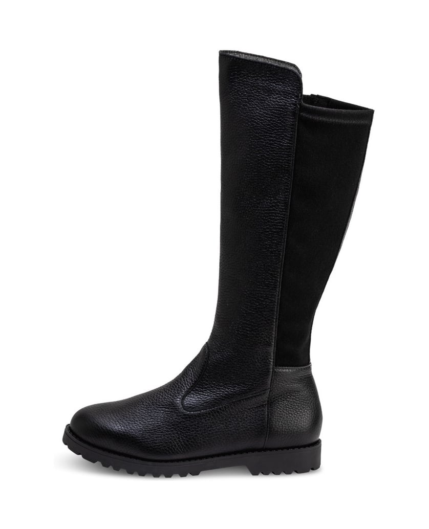 VITAFORM-Echt-Leder-&-vitaform-Stretch-Stiefel-schwarz