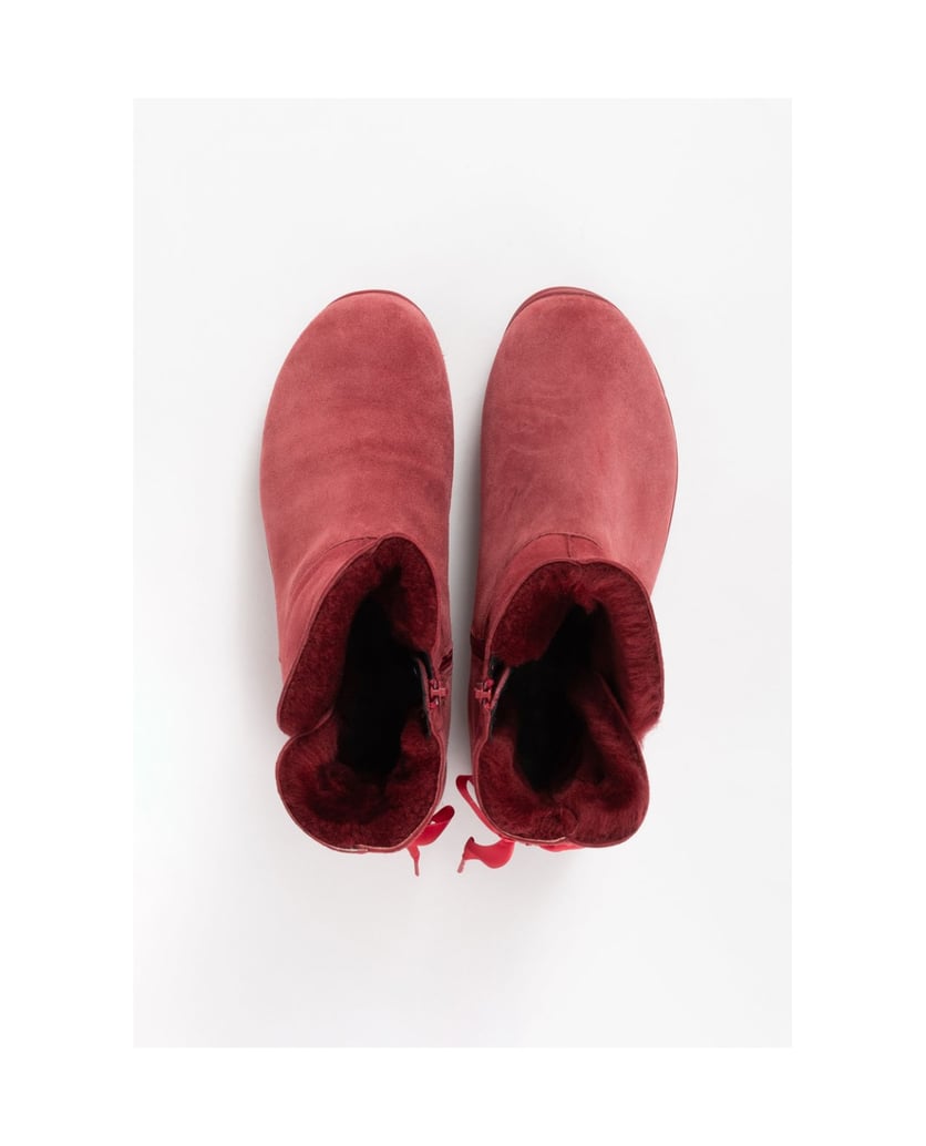 VITAFORM-Veloursleder-&-Doubleface-Stiefeletten-bordeaux