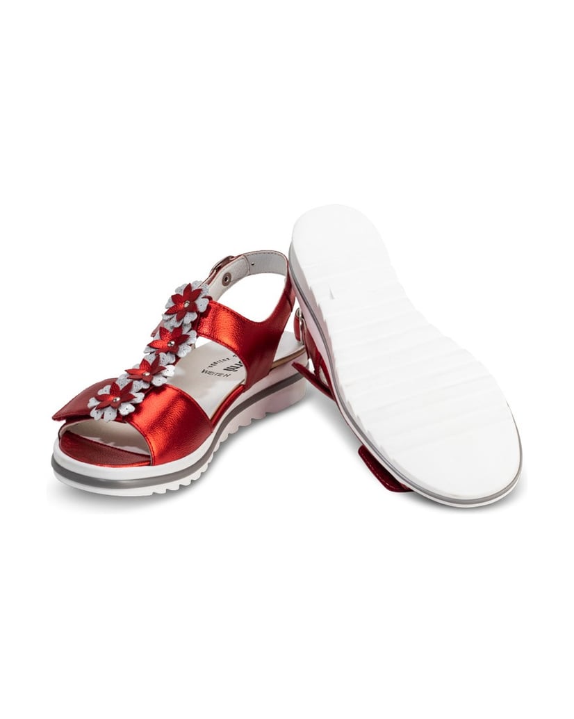 VITAFORM-Softnappaleder-Sandalen-rot