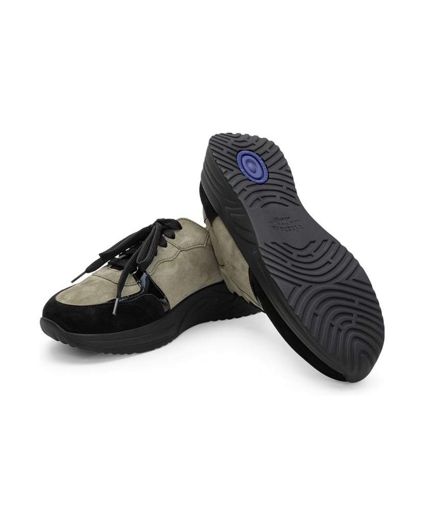 VITAFORM-Samtziegenleder-Sneaker-grün
