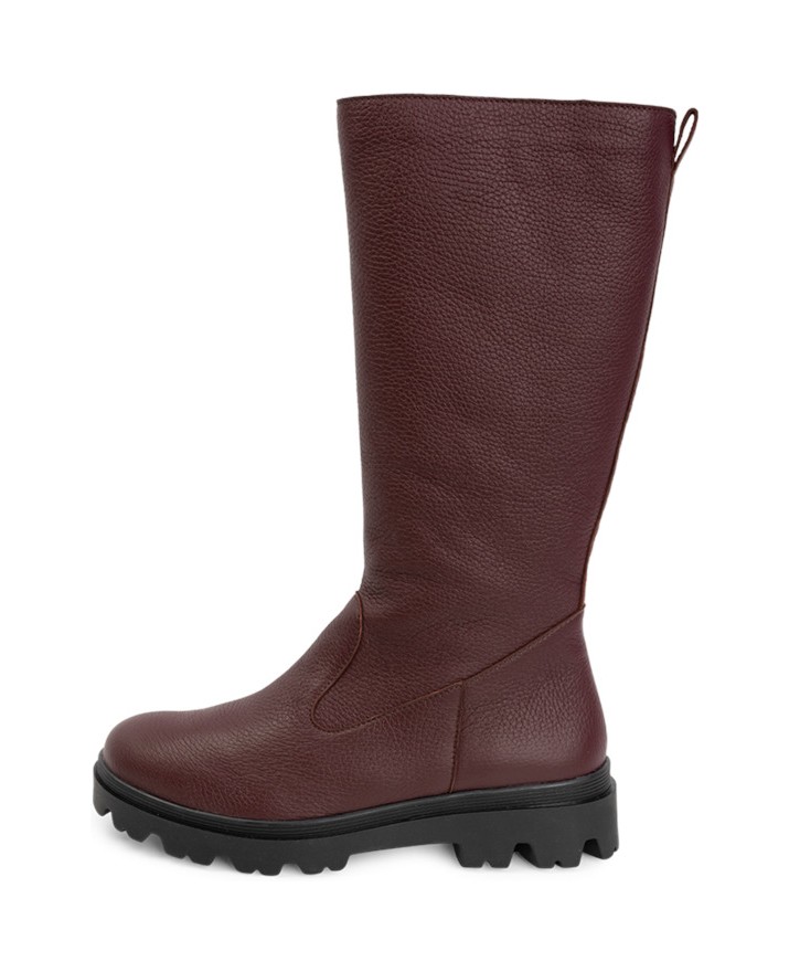 VITAFORM-Hirschleder-Stiefel-aubergine