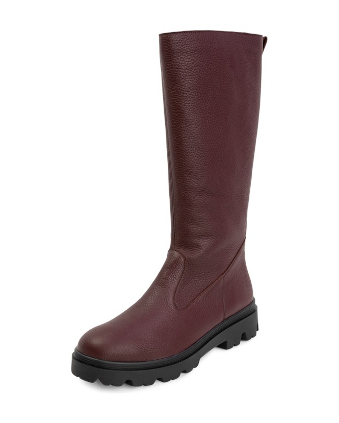VITAFORM-Hirschleder-Stiefel-aubergine