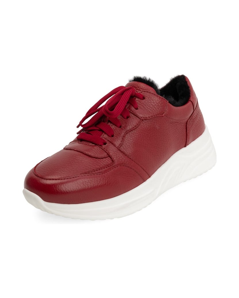 VITAFORM-Hirschleder-Sneaker-rot