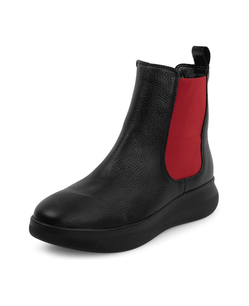VITAFORM-Hirschleder-Stiefeletten-schwarz