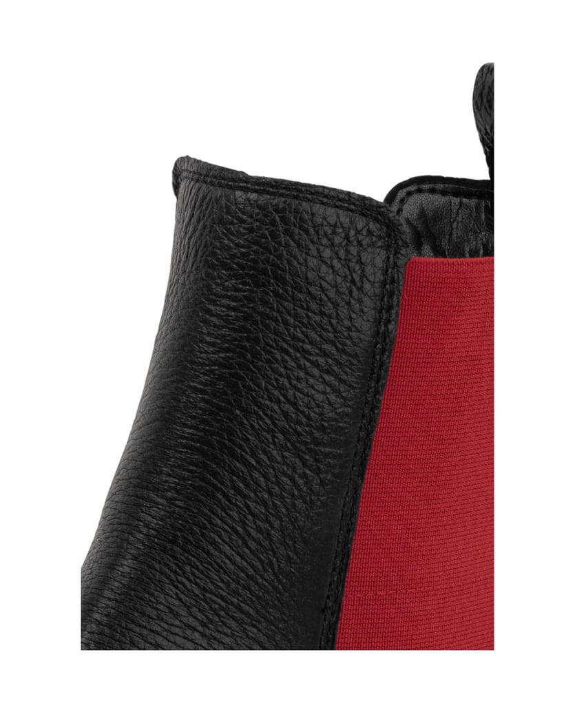 VITAFORM-Hirschleder-Stiefeletten-schwarz