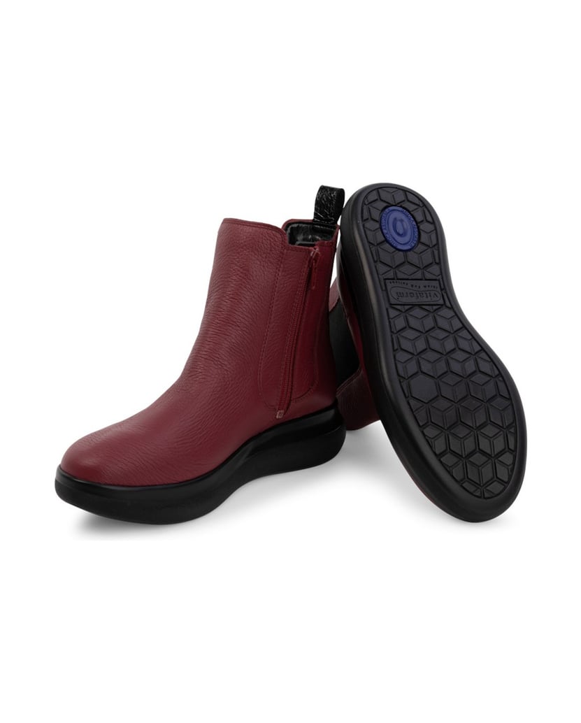 VITAFORM-Hirschleder-Stiefeletten-schwarz