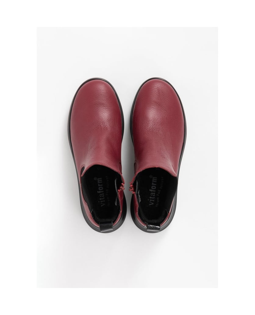 VITAFORM-Hirschleder-Stiefeletten-schwarz