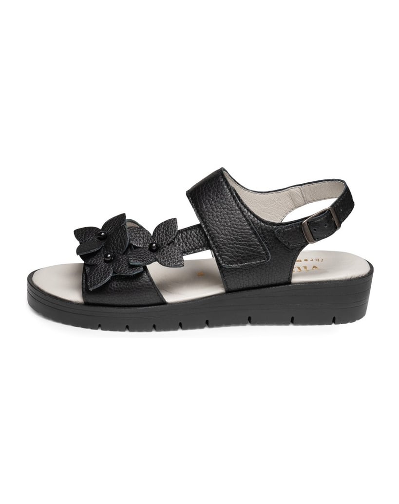 VITAFORM-Hirschleder-Sandalen-schwarz