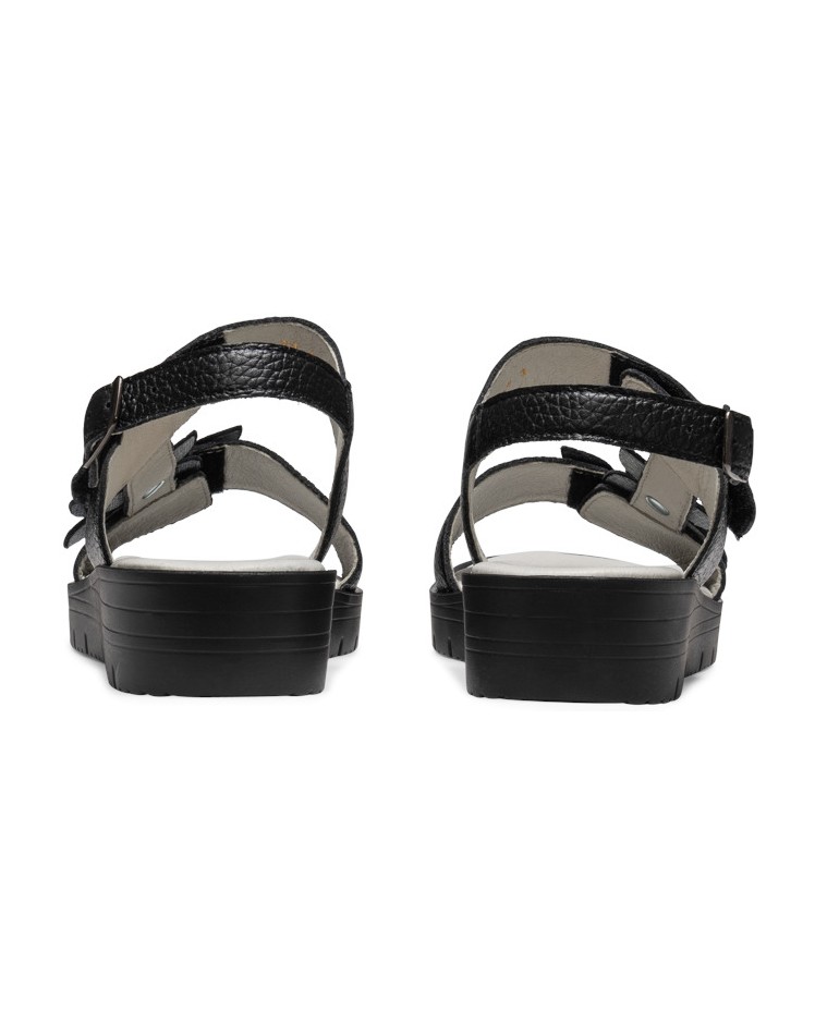 VITAFORM-Hirschleder-Sandalen-schwarz