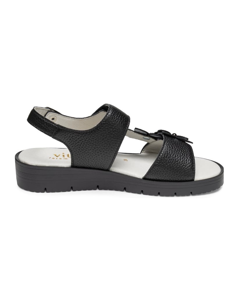 VITAFORM-Hirschleder-Sandalen-schwarz