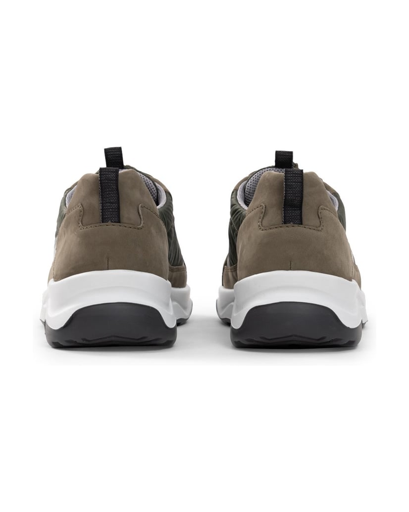 VITAFORM-Echt-Leder-&-Textil-Sneaker-oliv