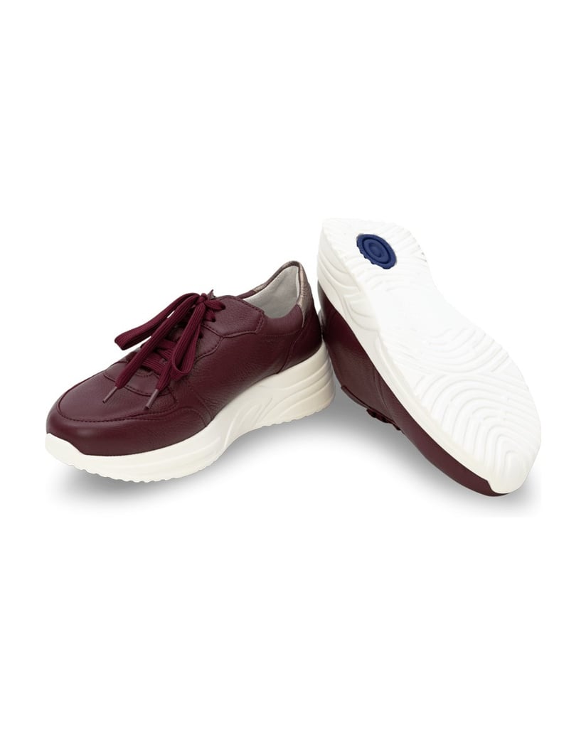 VITAFORM-Hirschleder-Sneaker-aubergine