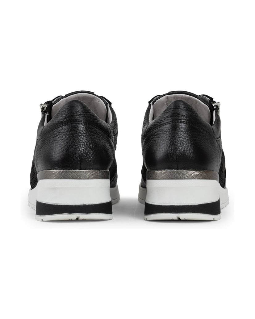 VITAFORM-Hirschleder-Sneaker-schwarz