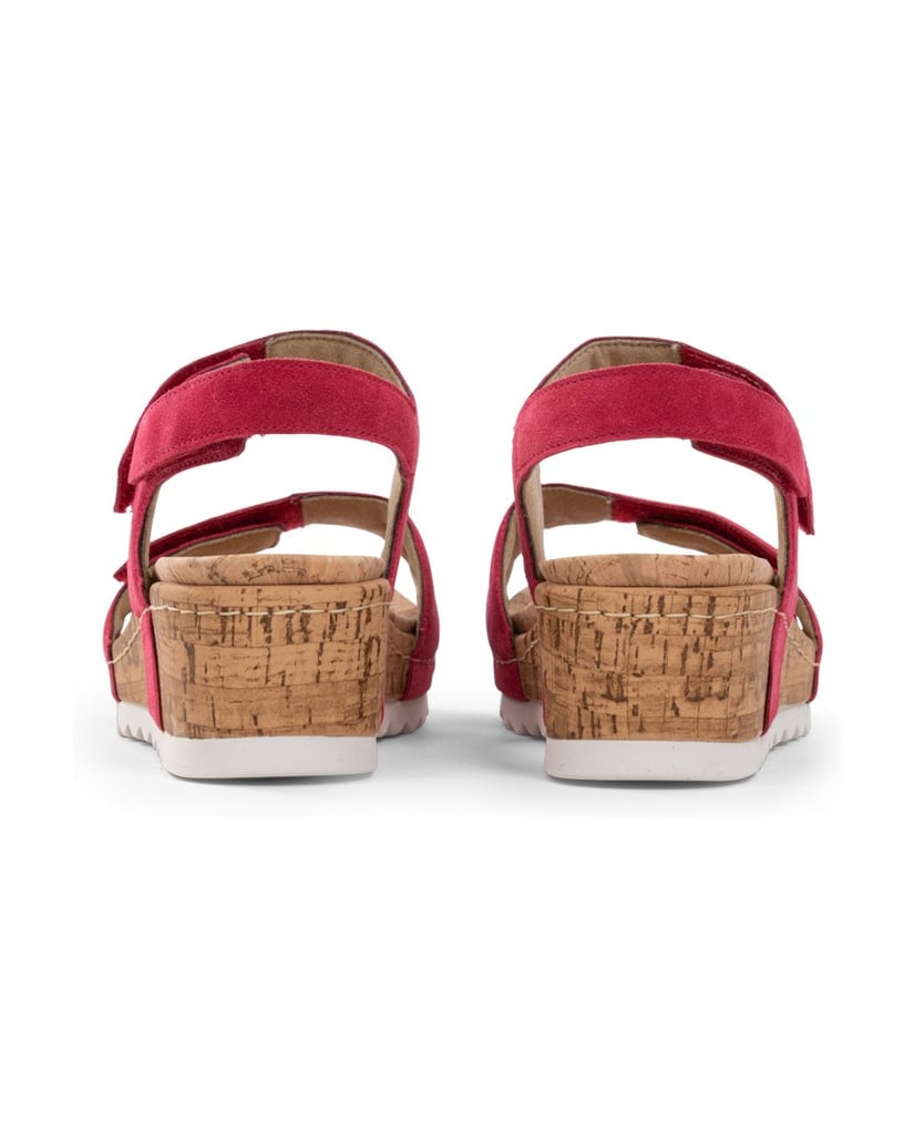 VITAFORM-Veloursleder-Sandaletten-fuchsia