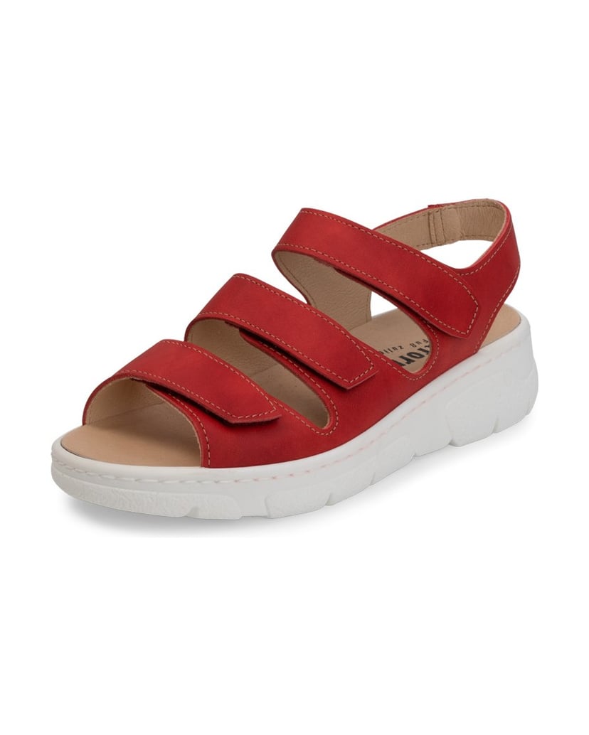 VITAFORM-Softnappaleder-Sandalen-rot