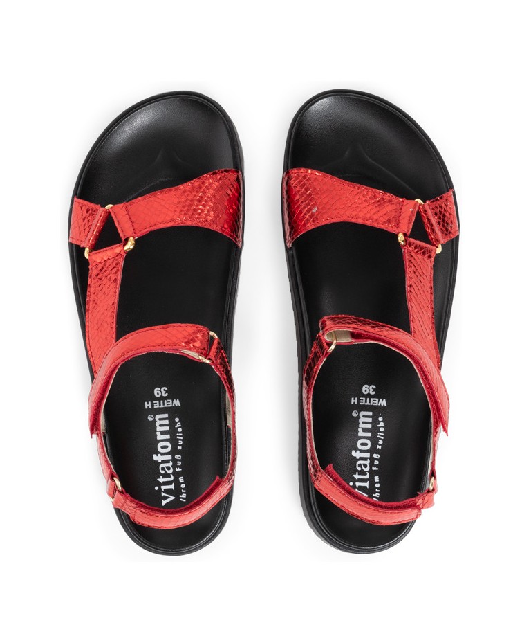 VITAFORM-Ziegenleder-Sandalen-rot
