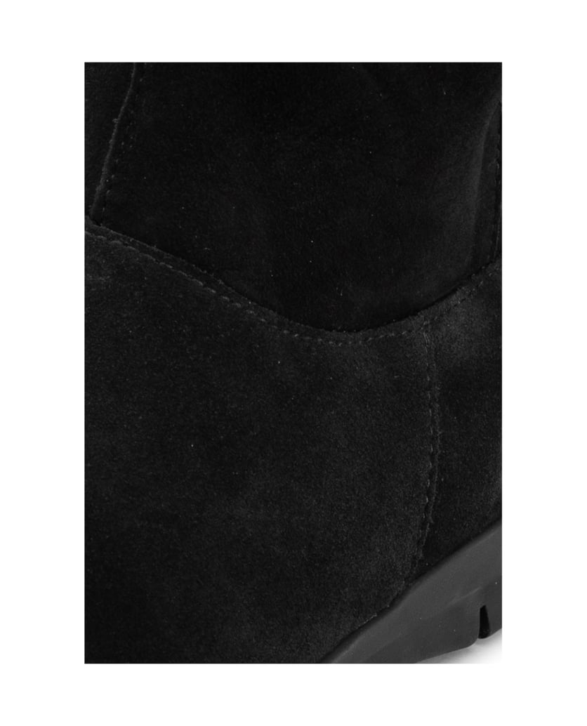 VITAFORM-Veloursleder-&-Doubleface-Stiefeletten-schwarz