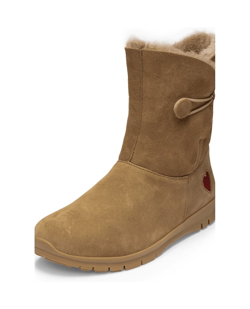 VITAFORM-Veloursleder-&-Doubleface-Stiefeletten-schwarz