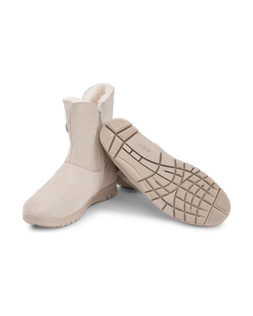 VITAFORM-Veloursleder-&-Doubleface-Stiefeletten-schwarz
