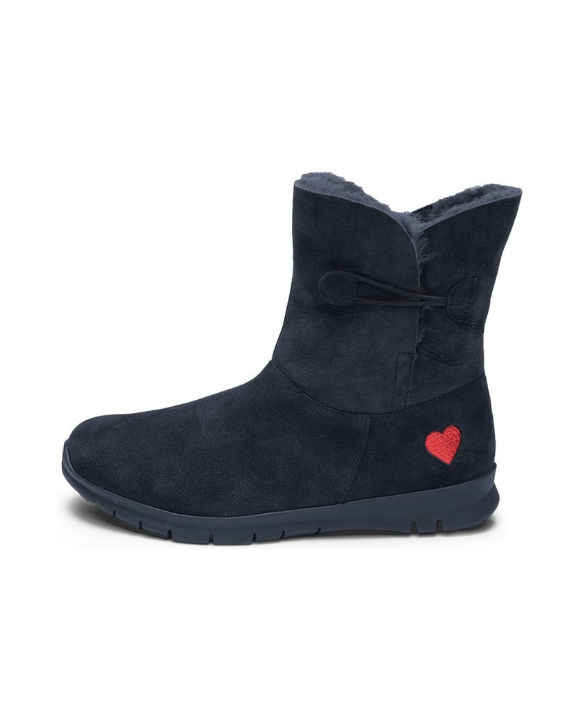 VITAFORM-Veloursleder-&-Doubleface-Stiefeletten-schwarz