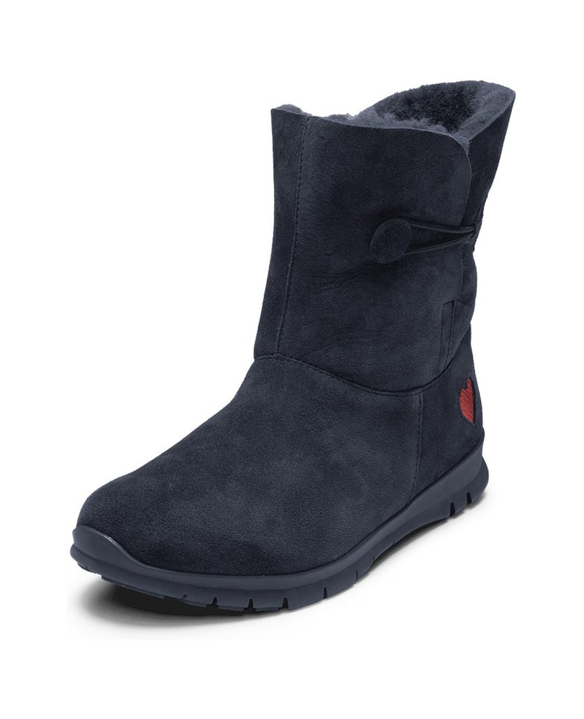 VITAFORM-Veloursleder-&-Doubleface-Stiefeletten-schwarz