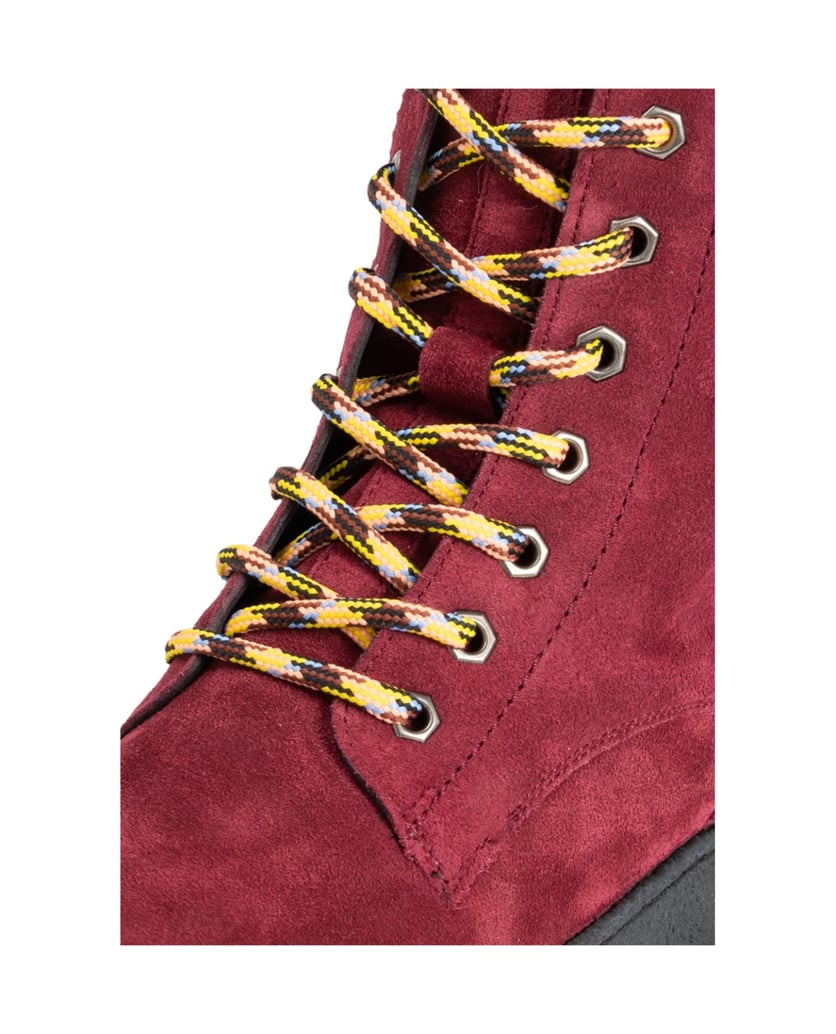VITAFORM-Veloursleder-Stiefeletten-bordeaux