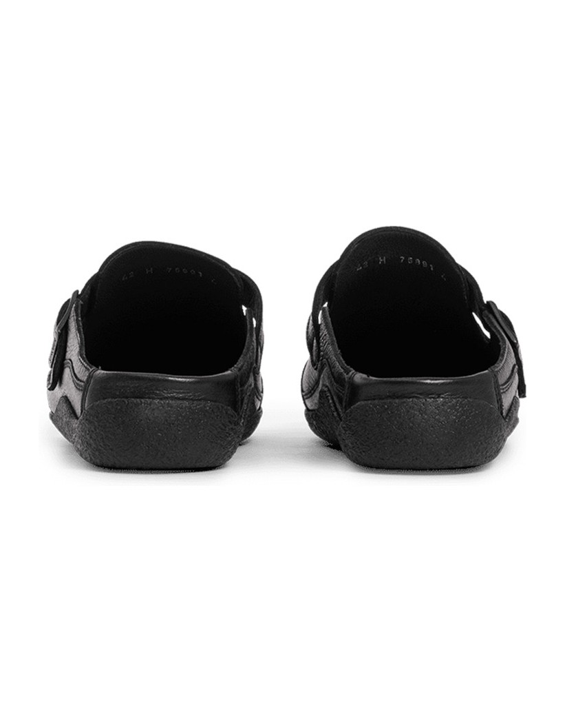 VITAFORM-Hirschleder-Clogs-schwarz