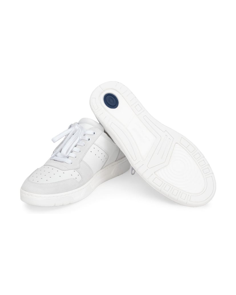 VITAFORM-Softnappaleder-&-Veloursleder-Sneaker-weiss