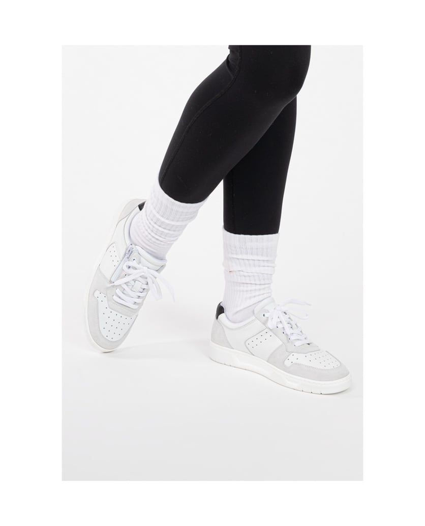 VITAFORM-Softnappaleder-&-Veloursleder-Sneaker-weiss