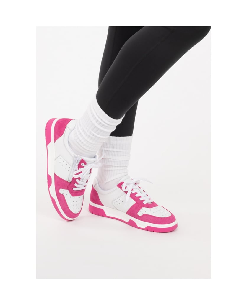 VITAFORM-Softnappaleder-&-Veloursleder-Sneaker-weiss