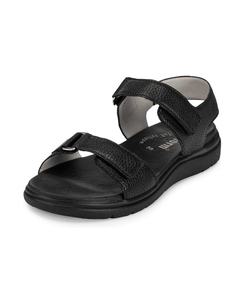 VITAFORM-Hirschleder-Sandalen-schwarz