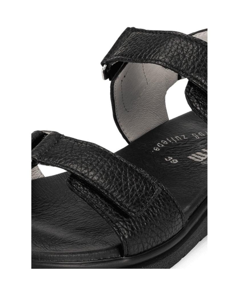 VITAFORM-Hirschleder-Sandalen-schwarz