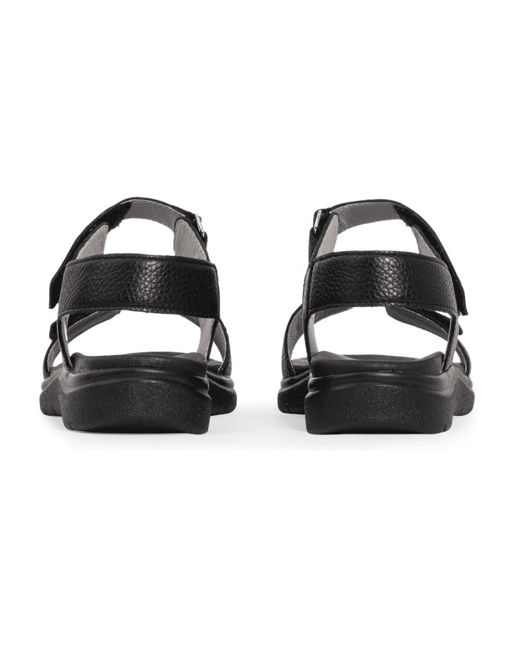 VITAFORM-Hirschleder-Sandalen-schwarz