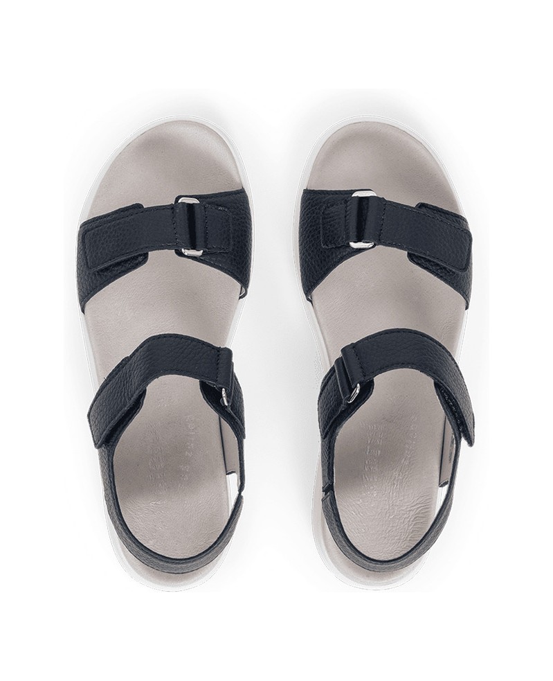 VITAFORM-Hirschleder-Sandalen-schwarz