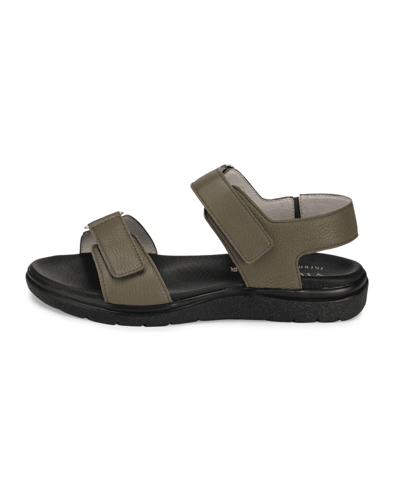VITAFORM-Hirschleder-Sandalen-schwarz