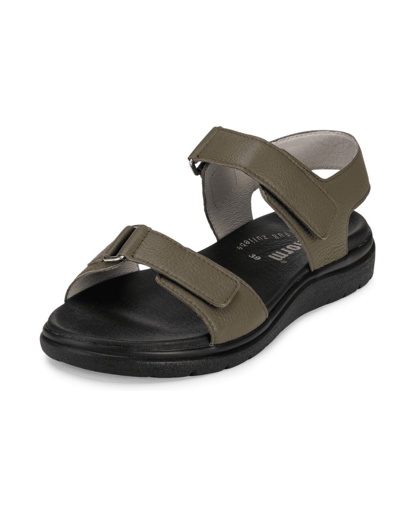 VITAFORM-Hirschleder-Sandalen-schwarz