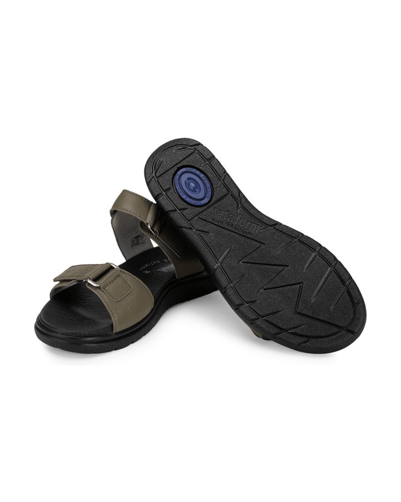 VITAFORM-Hirschleder-Sandalen-schwarz